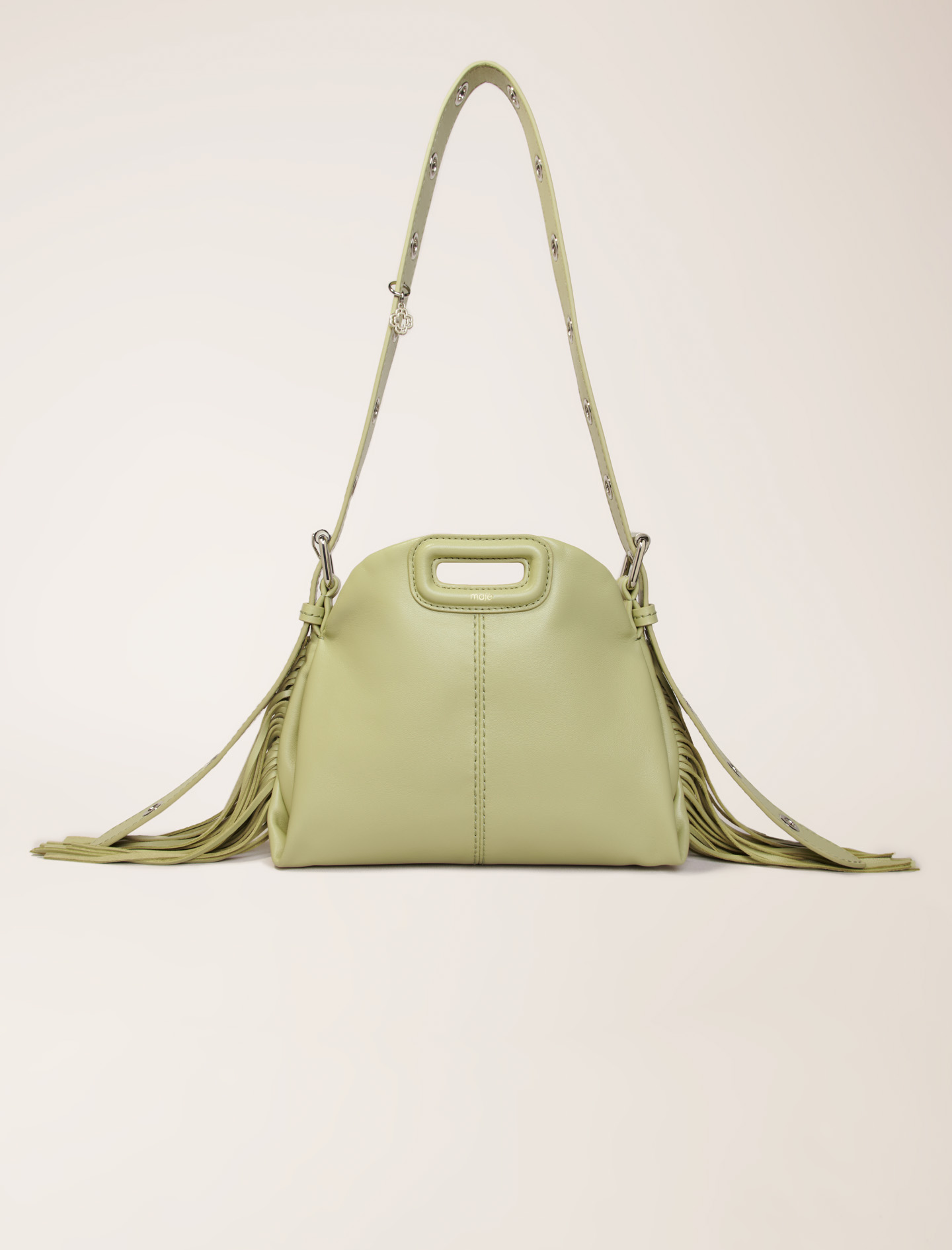 Woman's polyester Plain leather mini Miss M bag for Spring/Summer, size Woman-All Bags-OS (ONE SIZE), in color Almond Green /