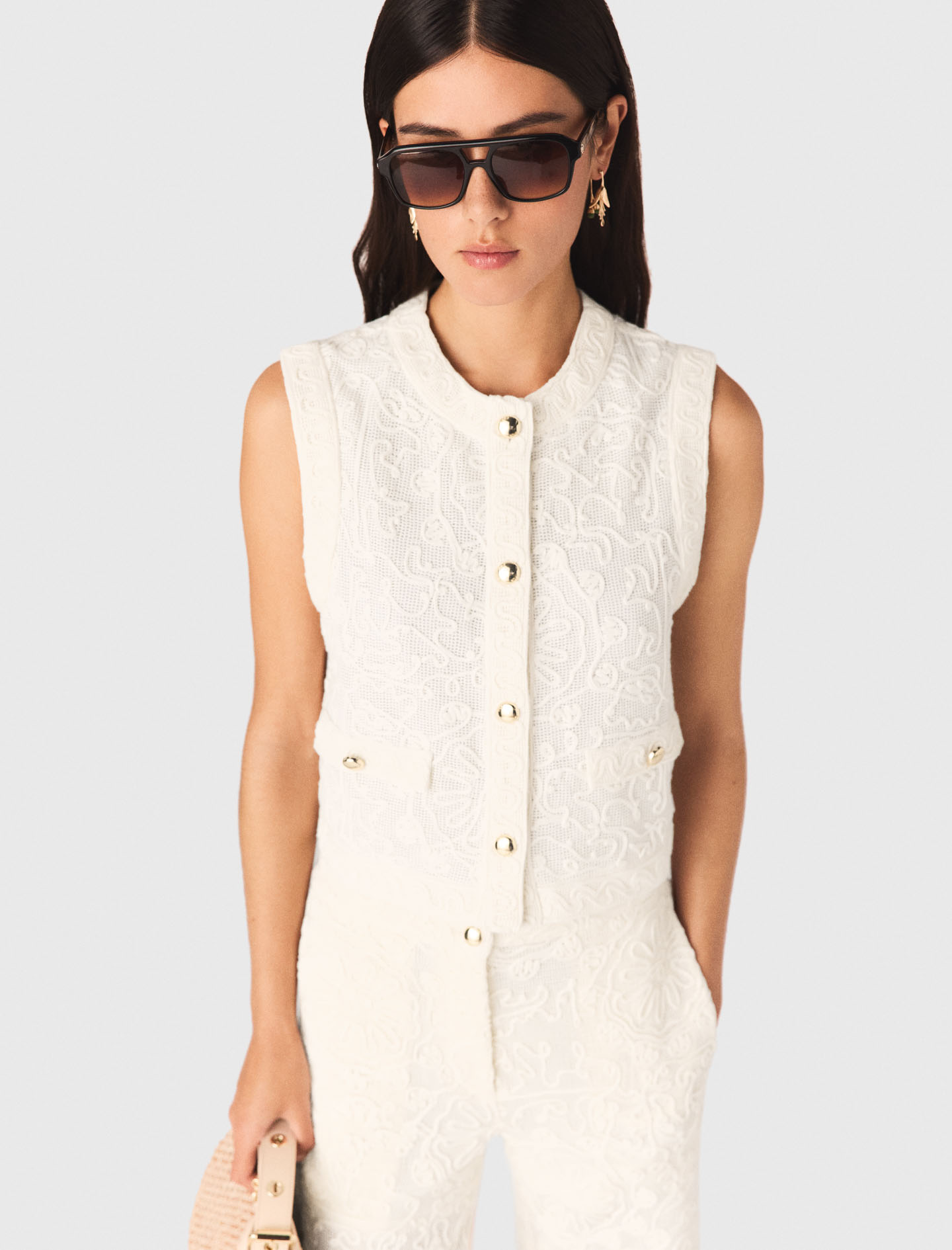 Guipure Lace Jacket