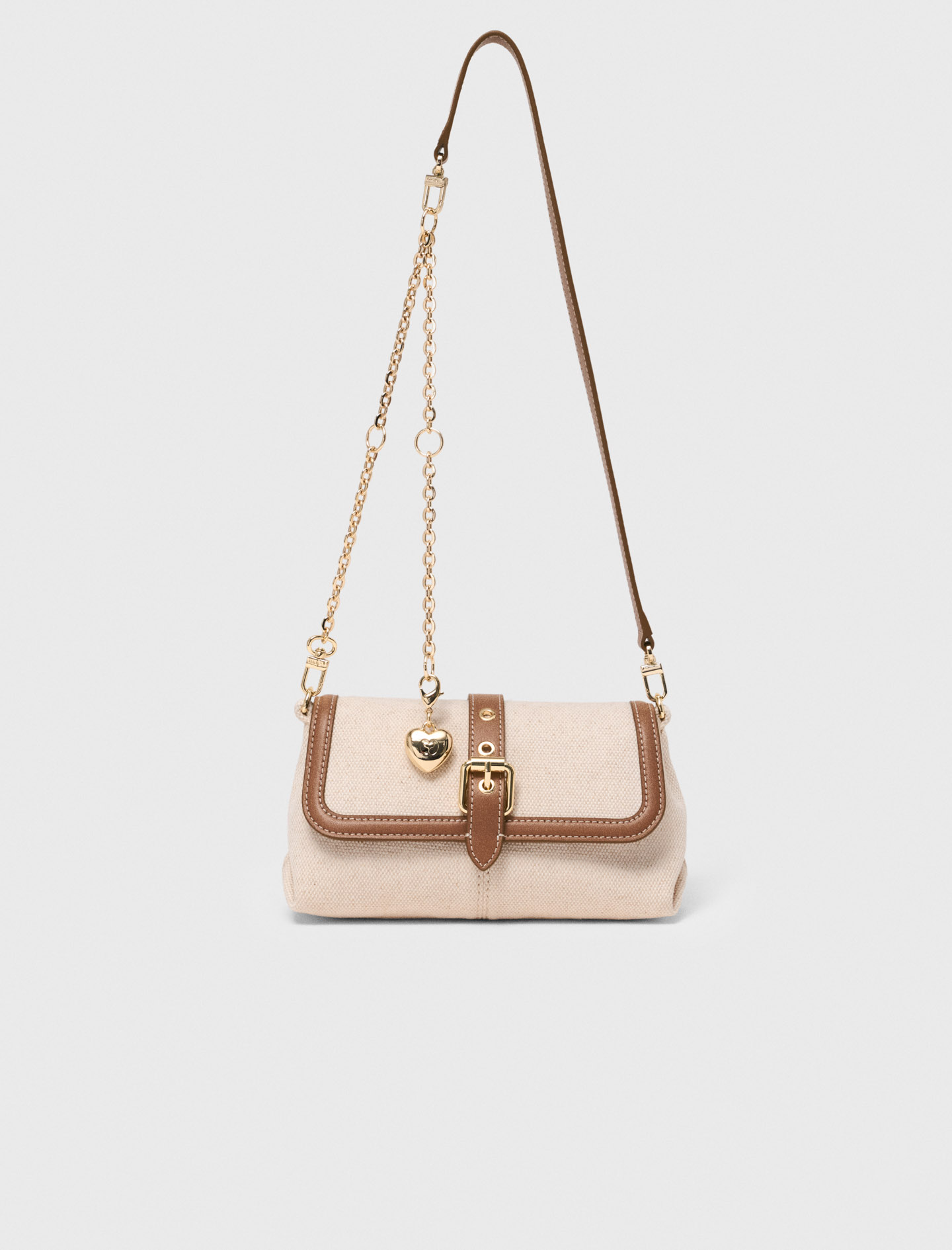 Miss M walk canvas & leather mix Bicolor For Women | Maje
