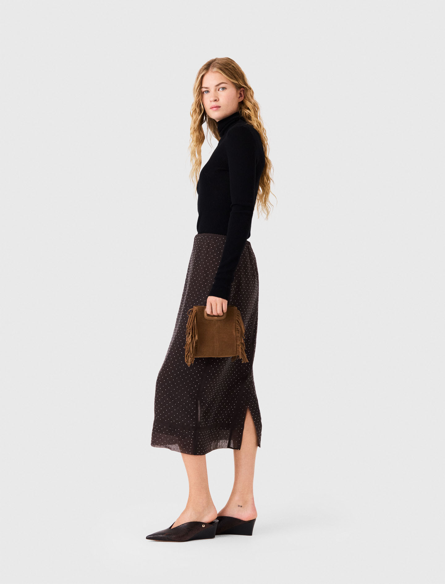 Fitted Turtleneck Sweater