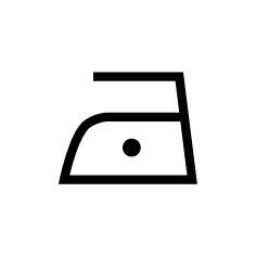 Iron at a maximum temperature of 110&deg;C without steam